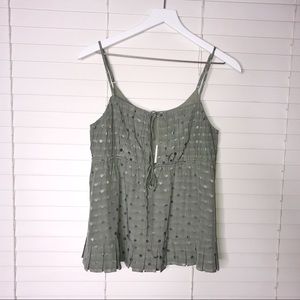 Current Air Adjustable Pleated Bottom Polka Dots